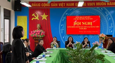 HỘI NGHỊ KIỂM ĐIỂM TẬP THỂ , CÁ NHÂN VÀ TỔNG KẾT CÔNG TÁC XÂY DỰNG ĐẢNG NĂM 2025