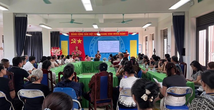 TRƯỜNG MẦM NON MỸ ĐỨC B TỔ CHỨC HỌP PHỤ HUYNH TOÀN TRƯỜNG