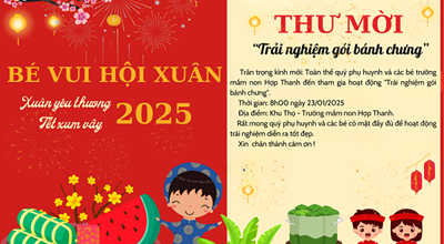 Hoạt động trải nghiệm Gói bánh chưng năm học 2024 -2025