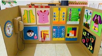Đồ dùng tự tạo lớp 5TA5